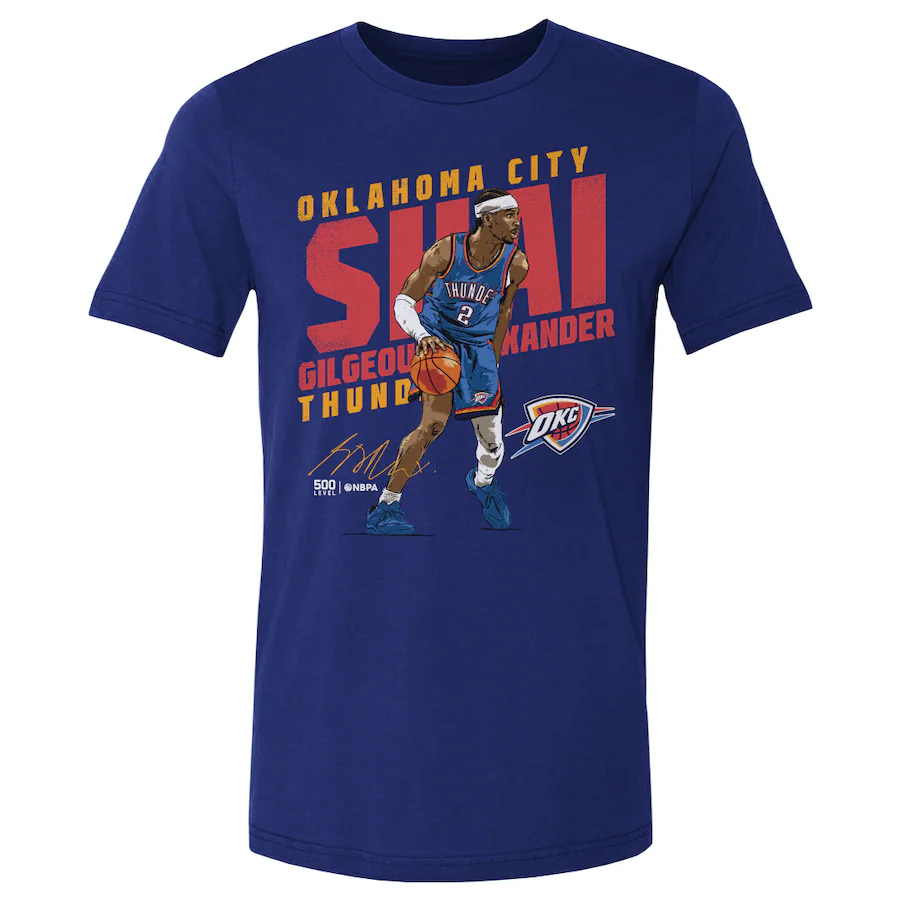 Men Oklahoma City Thunder  short T Shirt 2025 style 26->nba t-shirts->Sports Accessory